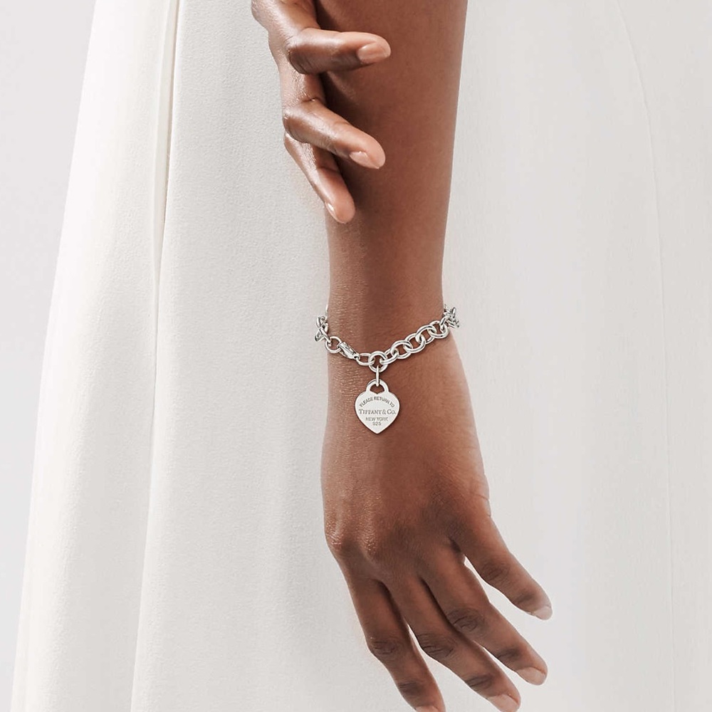 TIFFANY & CO. Silver Charm Bracelet